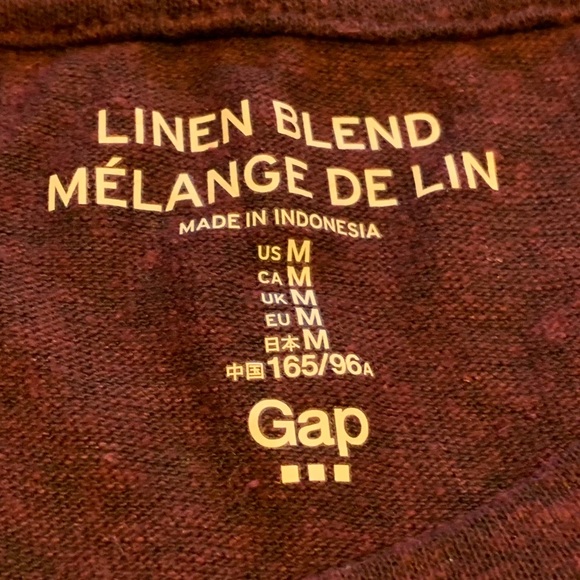 💕GAP Linen Blend Long Sleeve tee with pocket💞 - Picture 6 of 7